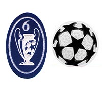 06/07 Retro UCL & Retro Honor 6 Cups Badges Patch