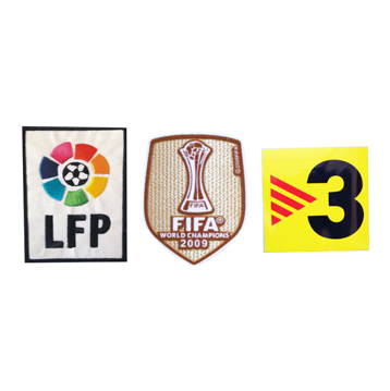 1993-2016 Retro Spanish La Liga Badge & 2009 Club World Cup & TV3 Badge Patch