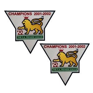 2001-02 Premier League Champion Badge*2 Patch