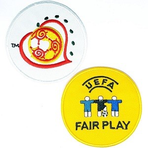 2004 Euro Cup & 2004 Fair Play Badge Patch