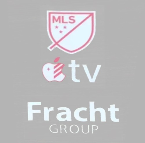 2025 Inter Miami MLS Third Away Badge & Apple TV(Pink & White) & Fracht Group(white) Patch