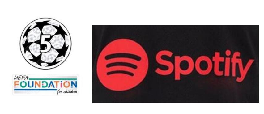 24/25 UCL 5 & UEFA Foundation Badges & 24/25 Spotify Logo (Red) & AMBILIGHT tv Patch