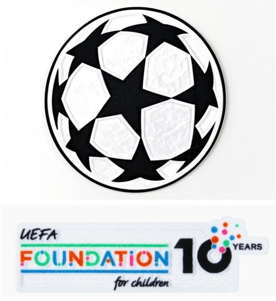 25/26 UCL & UEFA Foundation 10 Years Badge Patch