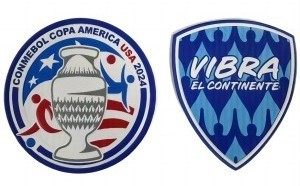 Copa America USA 2024 & Vibra El Continente Badges Patch