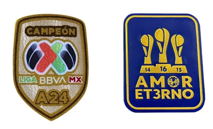 LIGA MX A24 & AMOR ET3RON(Navy Home) Badge Patch
