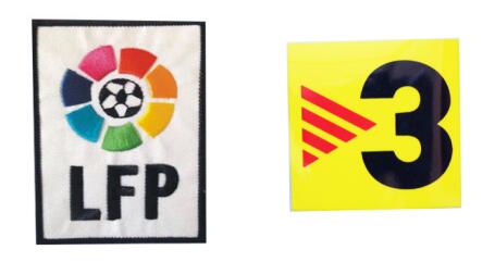 1993-2016 Retro Spanish La Liga Badge & TV3 Badge