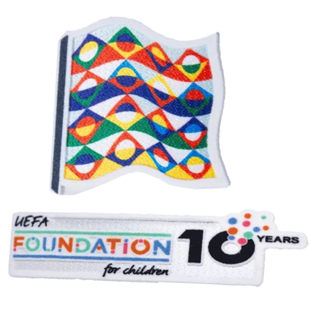 24/25 UEFA Nations Leauge & UEFA Foundation 10 Years Badge