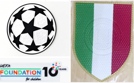 25/26 UCL & UEFA Foundation 10 Years Badge & Scudetto Badge