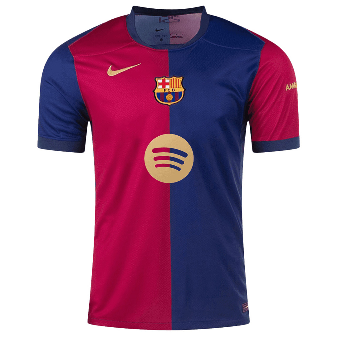 Barcelona Home Spotify Logo Without Text Jersey — Barcelona Fan Version Jerseys 2024/25