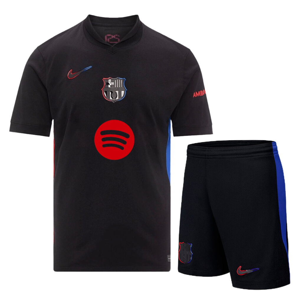 Barcelona Away Spotify Logo Without Text Jersey Kit - Cancha Kits