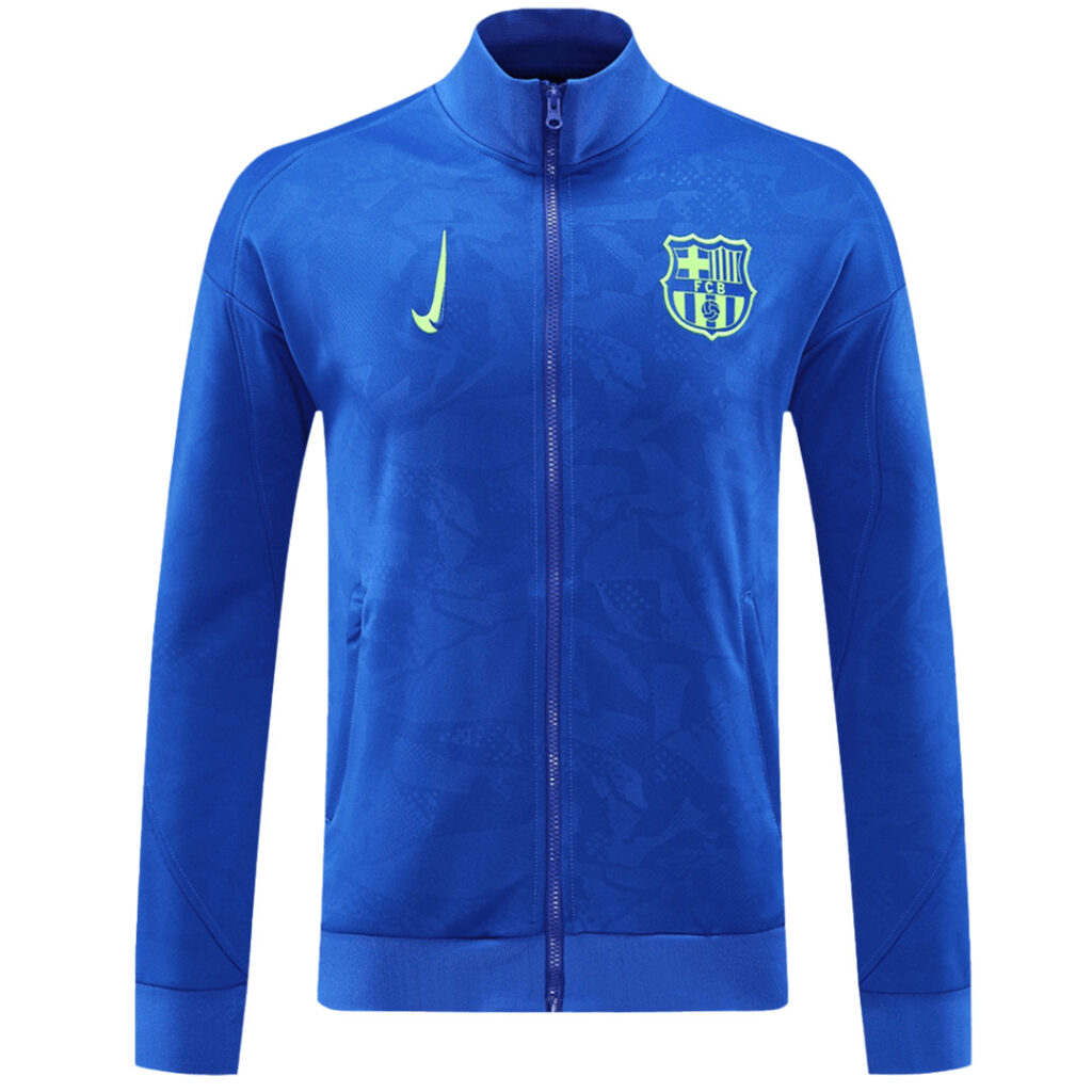 Barcelona Training Jacket Blue - Cancha Kits