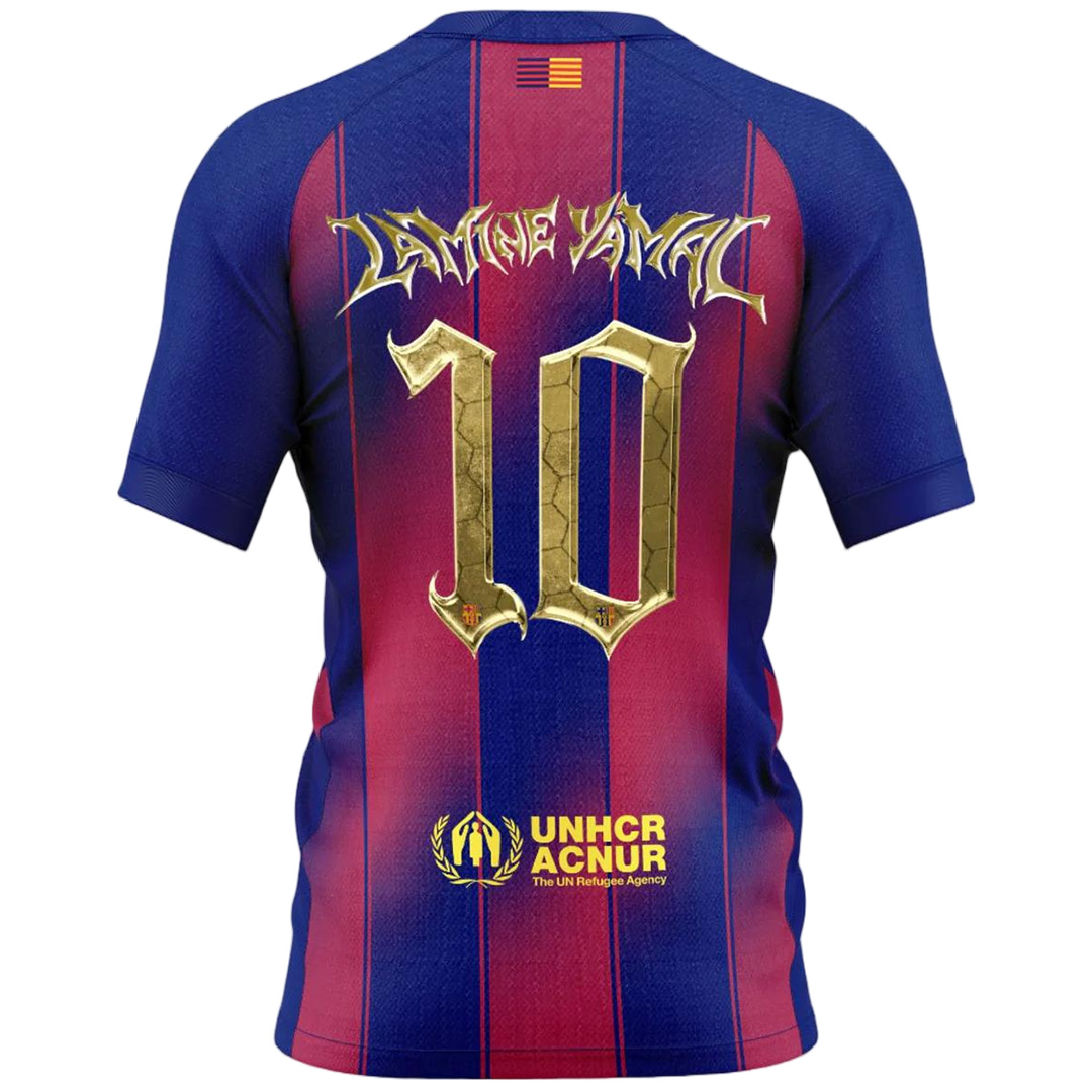 LAMINE YAMAL #10 Barcelona Home Jersey 2025/26 - Kopa Trophy Edition — Barcelona Fan Version Player Jersey 2025/26