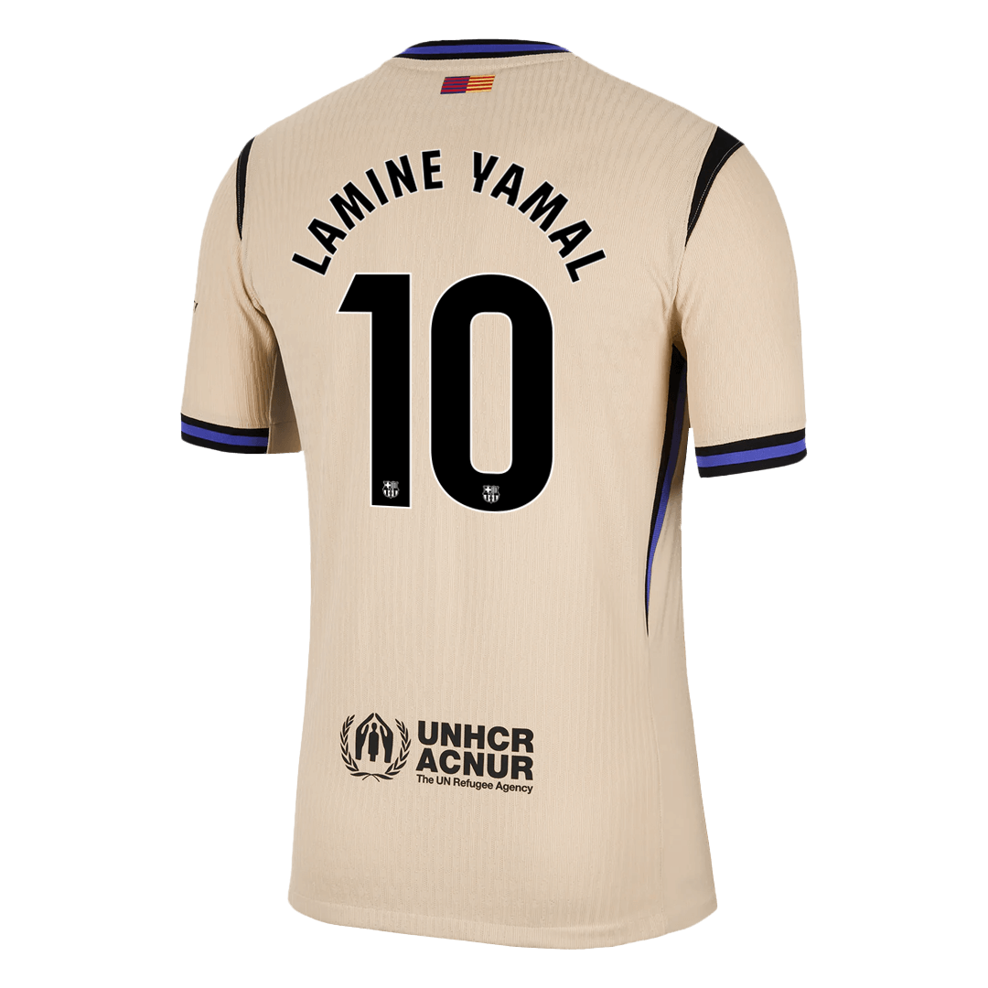 LAMINE YAMAL #10 Barcelona Away Match Jersey Player Version 2025/26 — Barcelona Player Version Player Jersey 2025/26