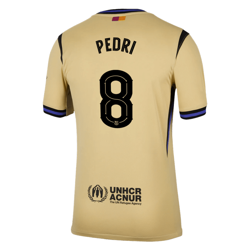 PEDRI #8 Barcelona Away Jersey 2025/26 – UCL - Cancha Kits