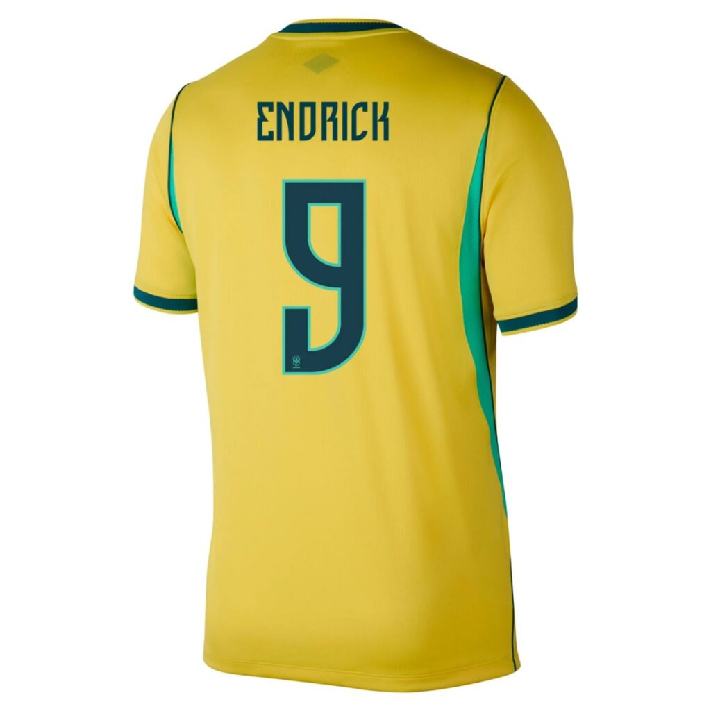 Endrick #9 Brazil Home Jersey World Cup 2026 - Cancha Kits