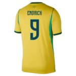 Endrick #9 Brazil Home Jersey World Cup 2026