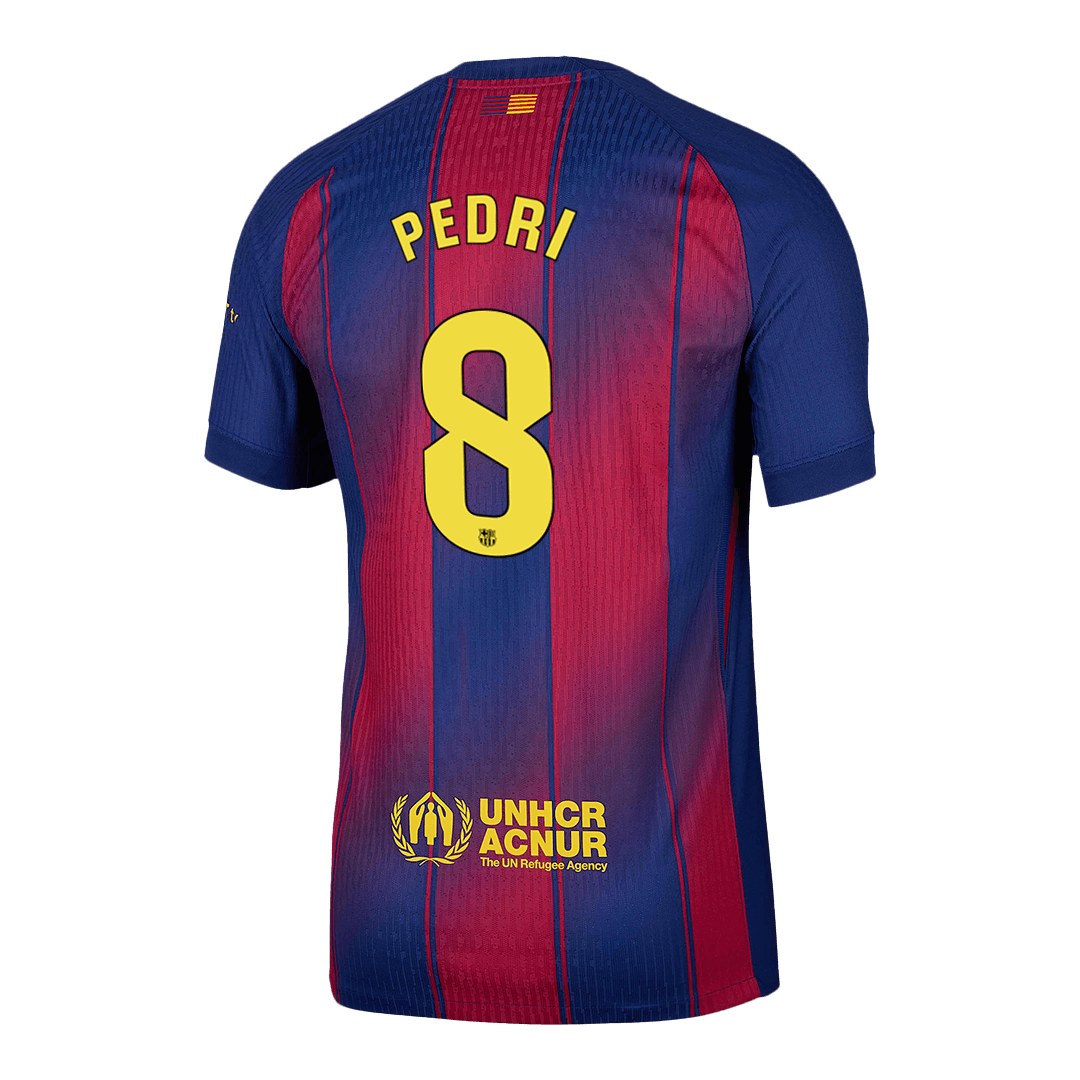 PEDRI #8 Barcelona Home Match Jersey Player Version 2025/26 — Barcelona Player Version Player Jersey 2025/26