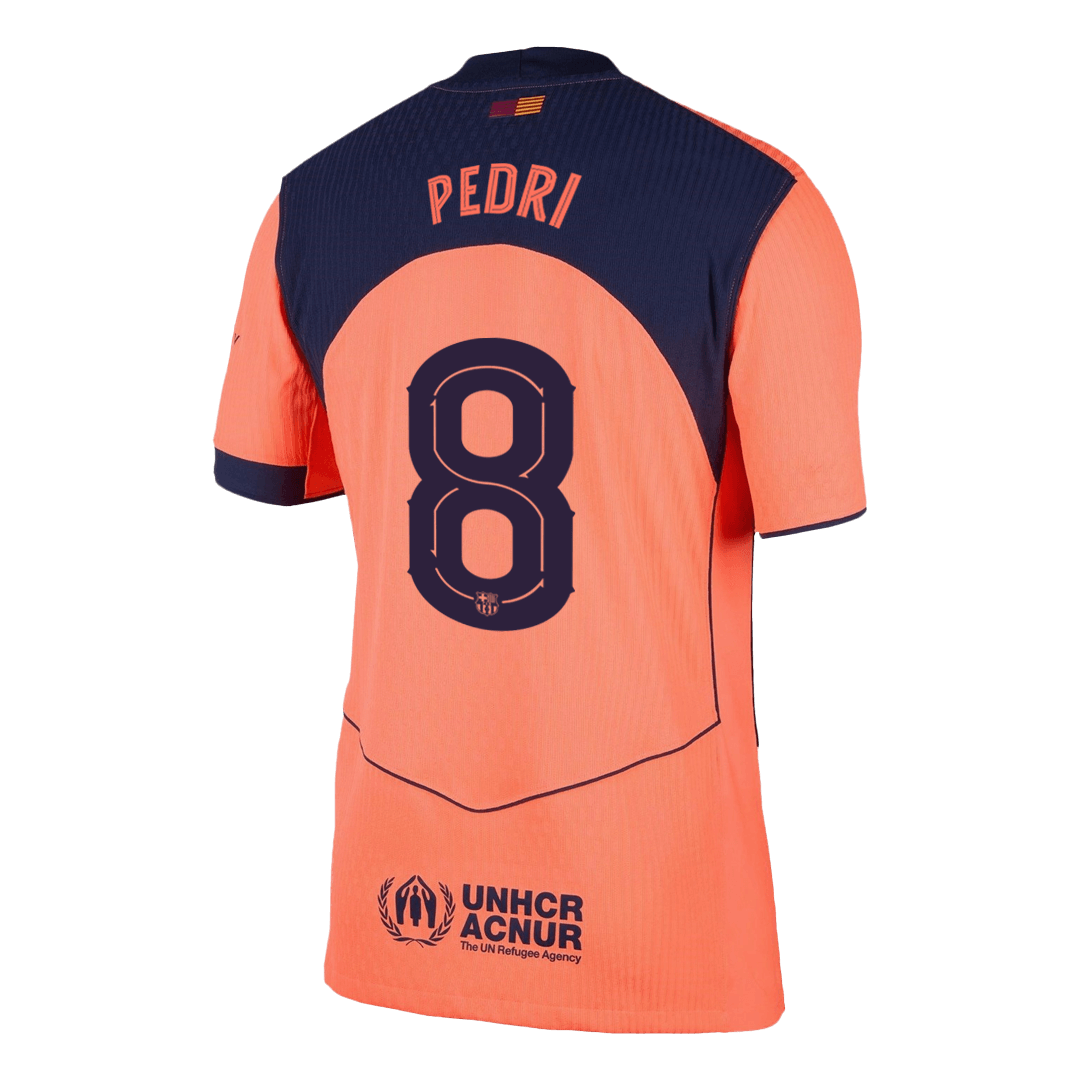 PEDRI #8 Barcelona Third Match Jersey Player Version 2025/26 - UCL — Barcelona Player Version Player Jersey 2025/26