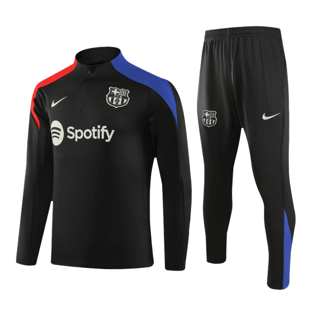 Barcelona Zipper Sweatshirt Kit(Top+Pants) - Cancha Kits