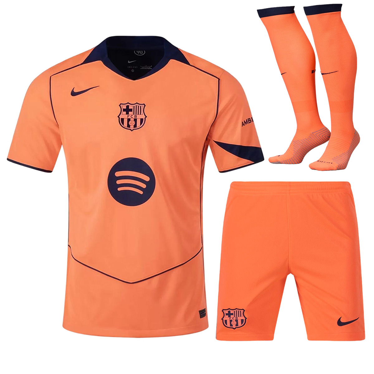 Barcelona Third Jersey Full Kit 2025/26 — Barcelona Full Kit 2025/26