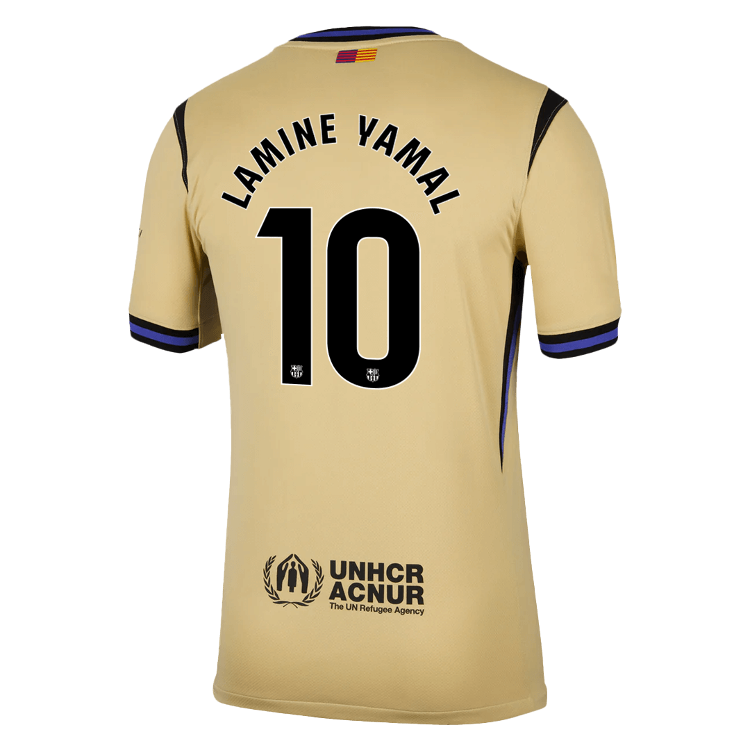 LAMINE YAMAL #10 Barcelona Away Jersey 2025/26 — Barcelona Fan Version Player Jersey 2025/26