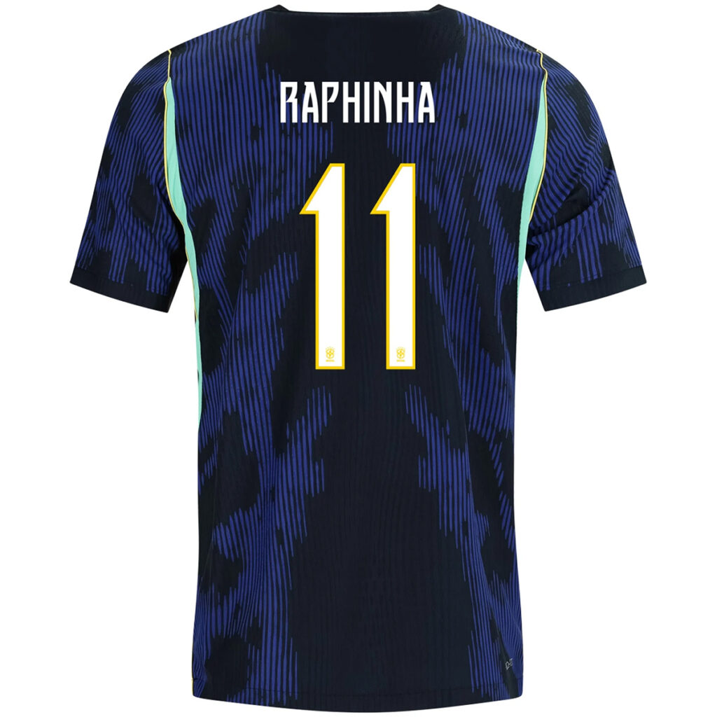 Raphinha #11 Brazil Away Match Jersey Player Version World Cup 2026 - Cancha Kits