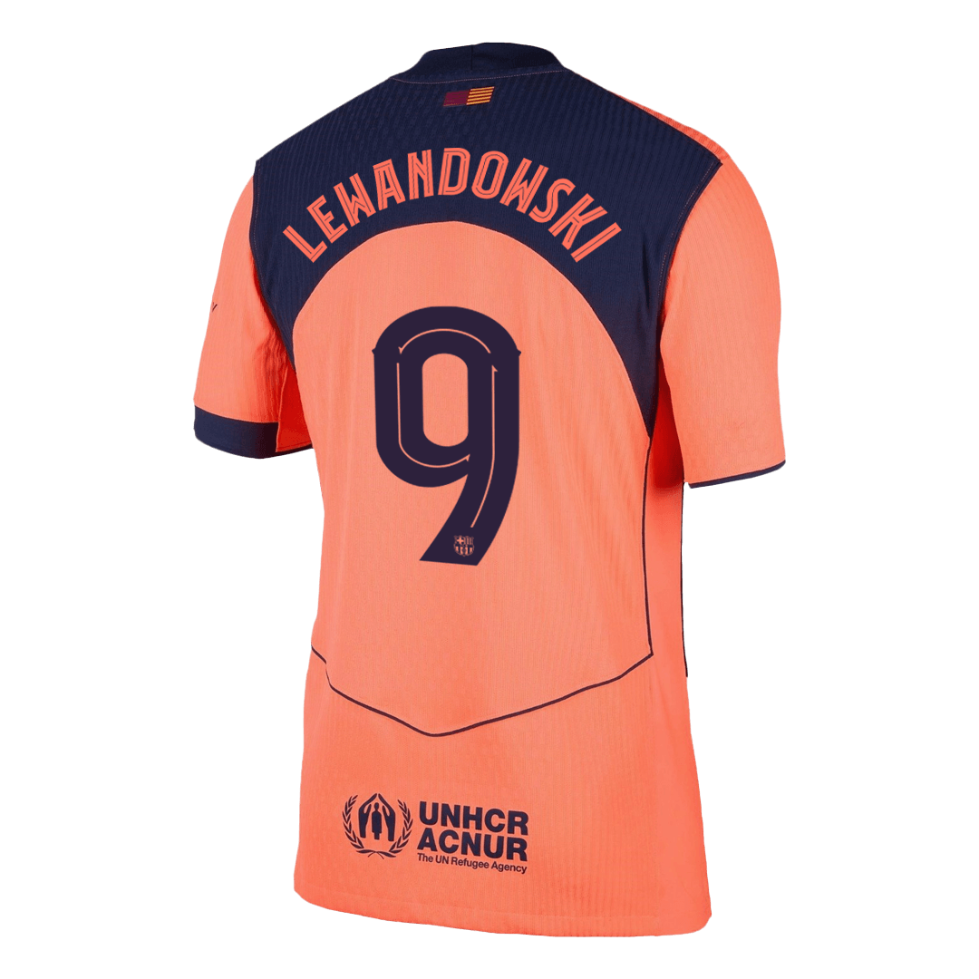 LEWANDOWSKI #9 Barcelona Third Match Jersey Player Version 2025/26 - UCL — Barcelona Player Version Player Jersey 2025/26