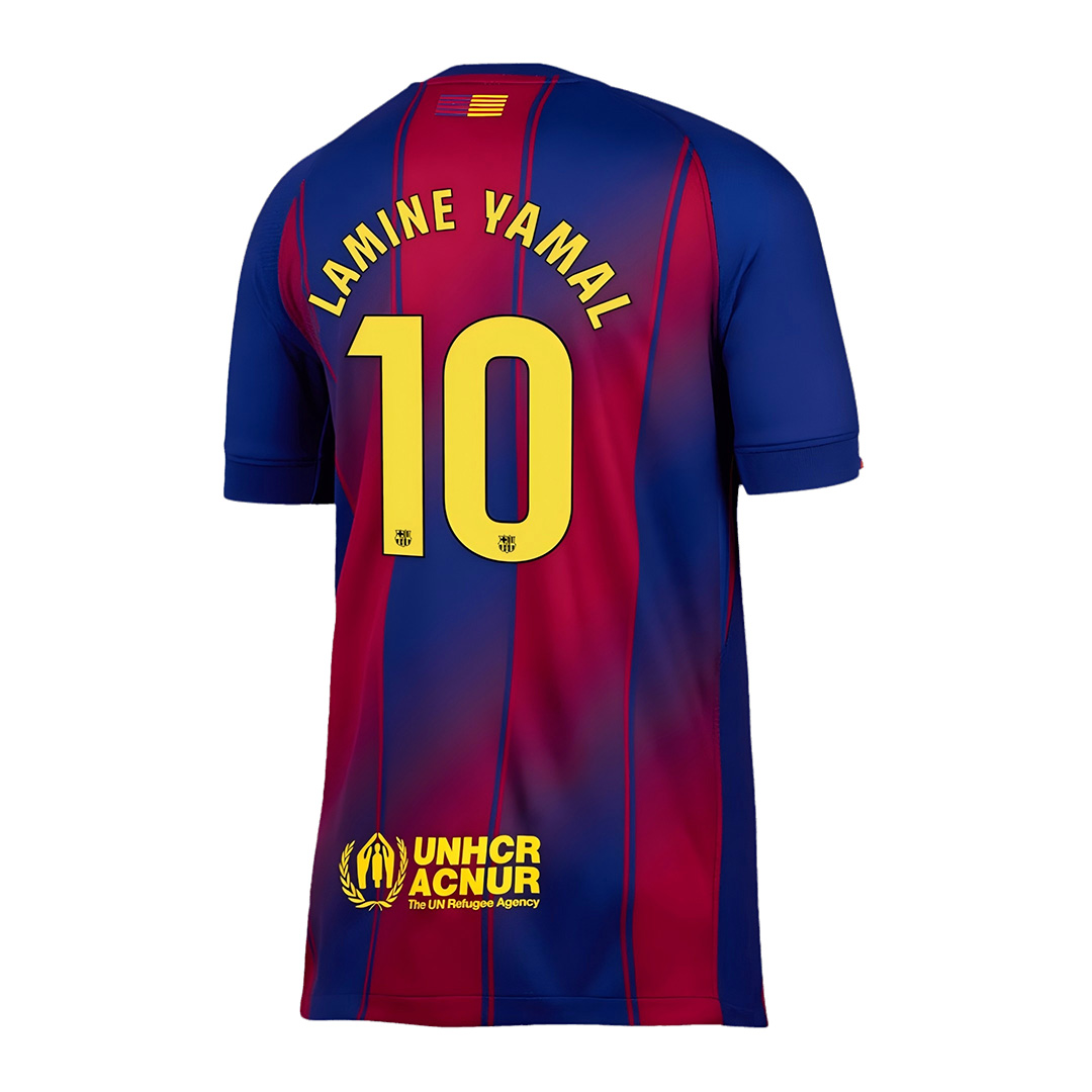 LAMINE YAMAL #10 Barcelona Home Jersey 2025/26 — Barcelona Fan Version Player Jersey 2025/26