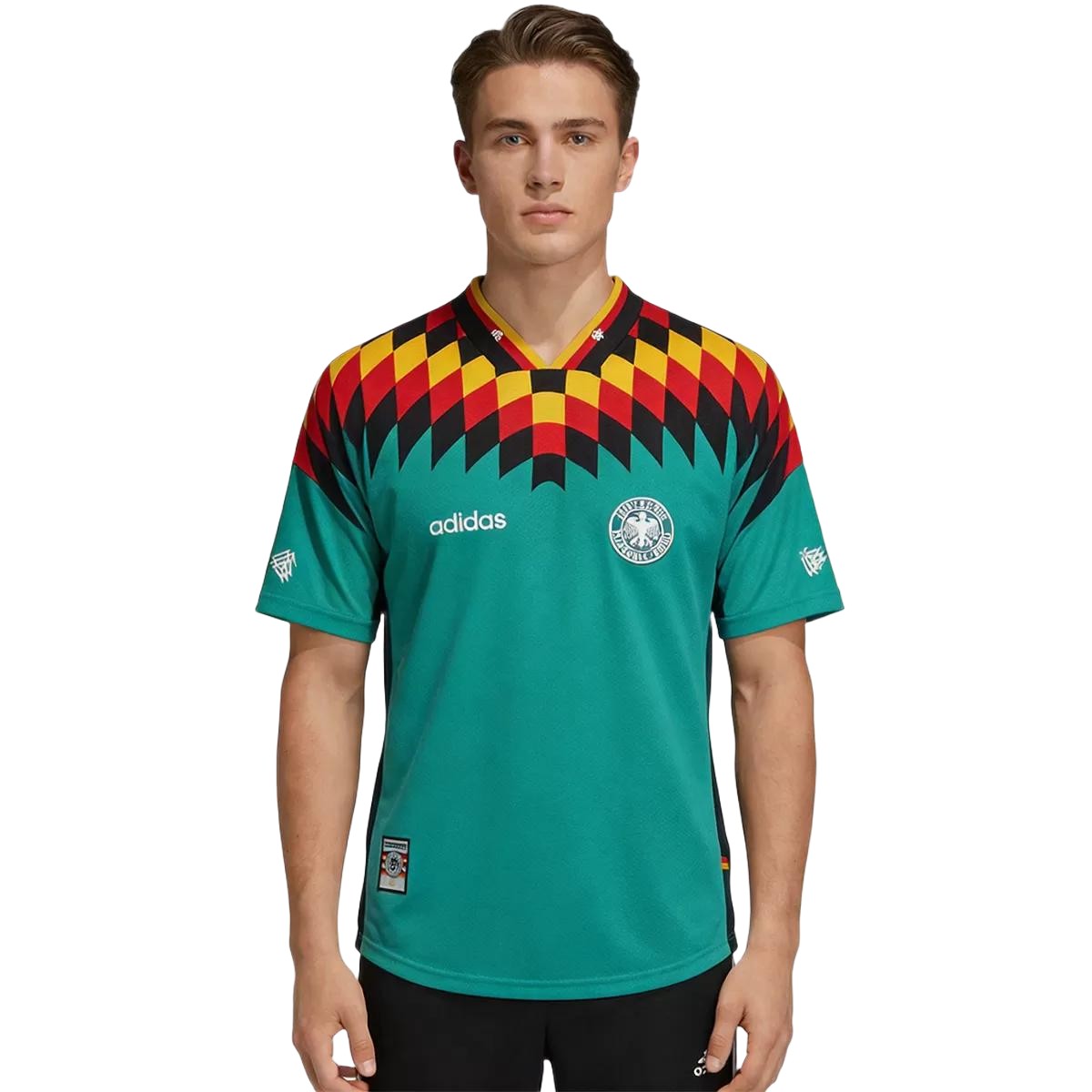 Retro Germany Away Jersey 1994 — Germany Retro Short Sleeve Jerseys 1994