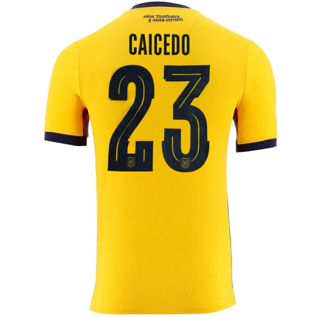 Caicedo #23 Ecuador Home Jersey World Cup 2026 - Cancha Kits
