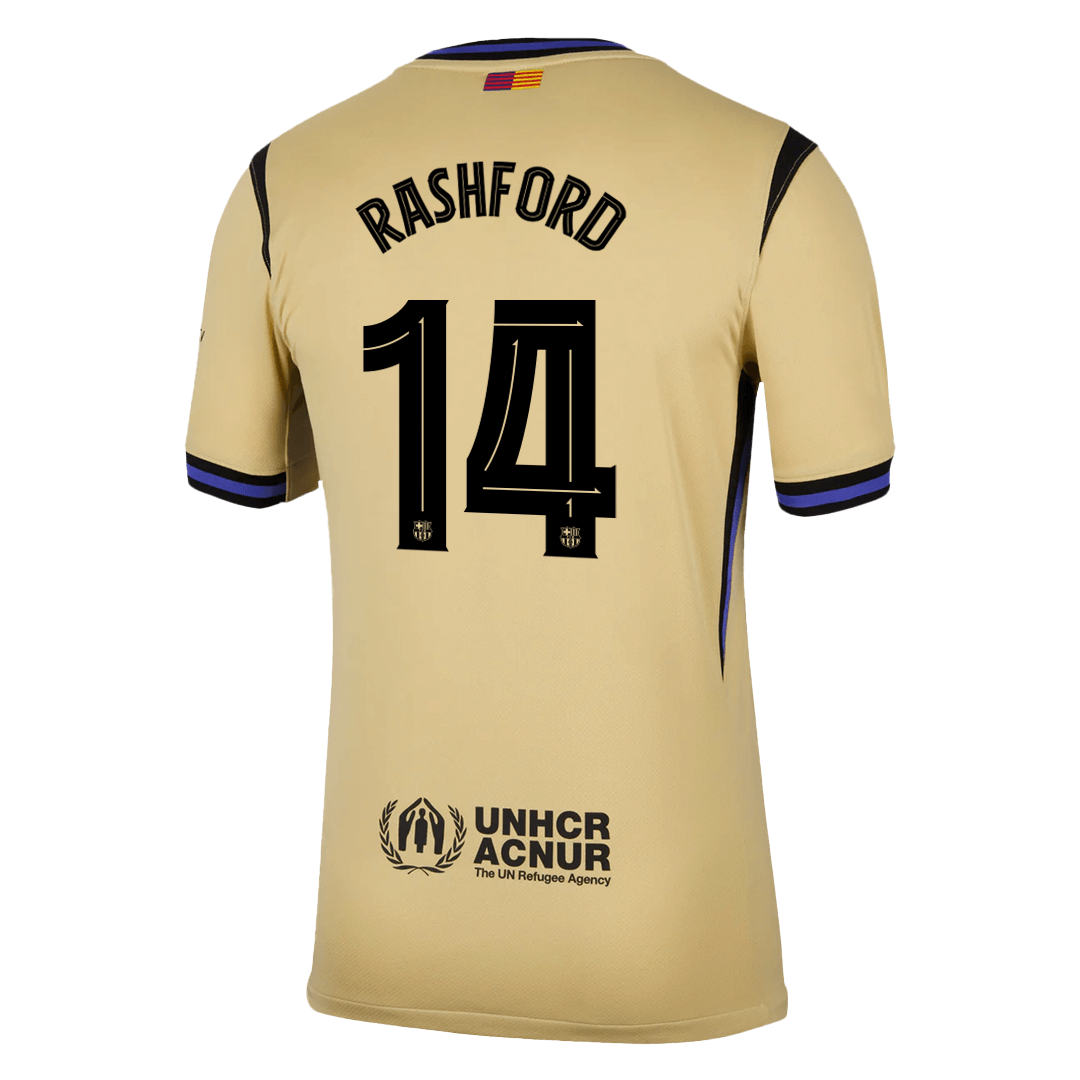 RASHFORD #14 Barcelona Away Jersey 2025/26 - UCL — Barcelona Fan Version Player Jersey 2025/26
