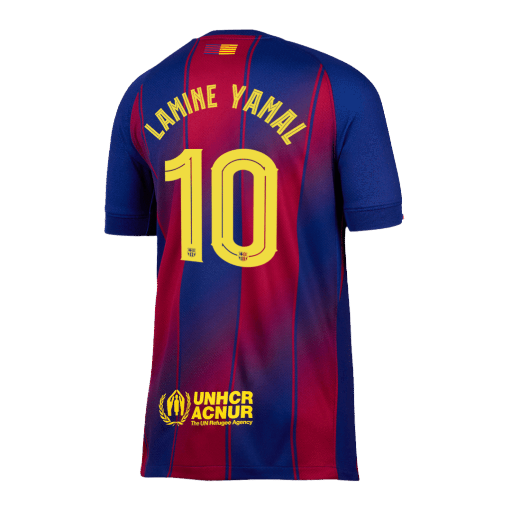 LAMINE YAMAL #10 Barcelona Home Jersey 2025/26 – UCL - Cancha Kits