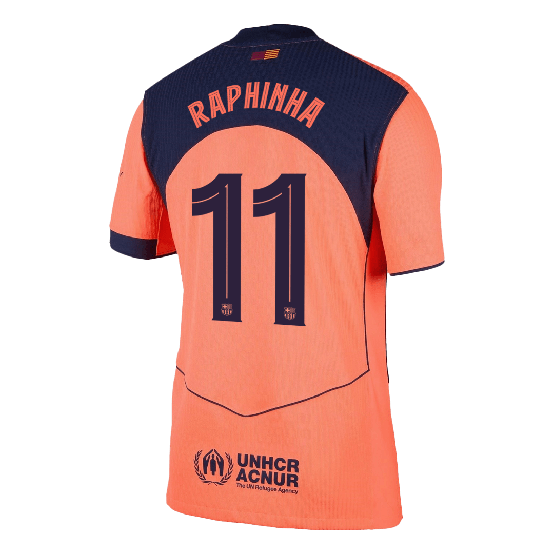 RAPHINHA #11 Barcelona Third Match Jersey Player Version 2025/26 - UCL — Barcelona Player Version Player Jersey 2025/26