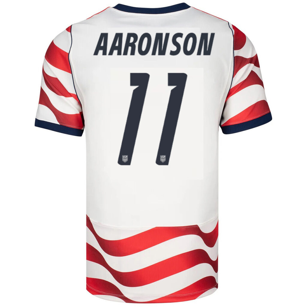 Aaronson #11 USMNT Home Jersey World Cup 2026 - Cancha Kits