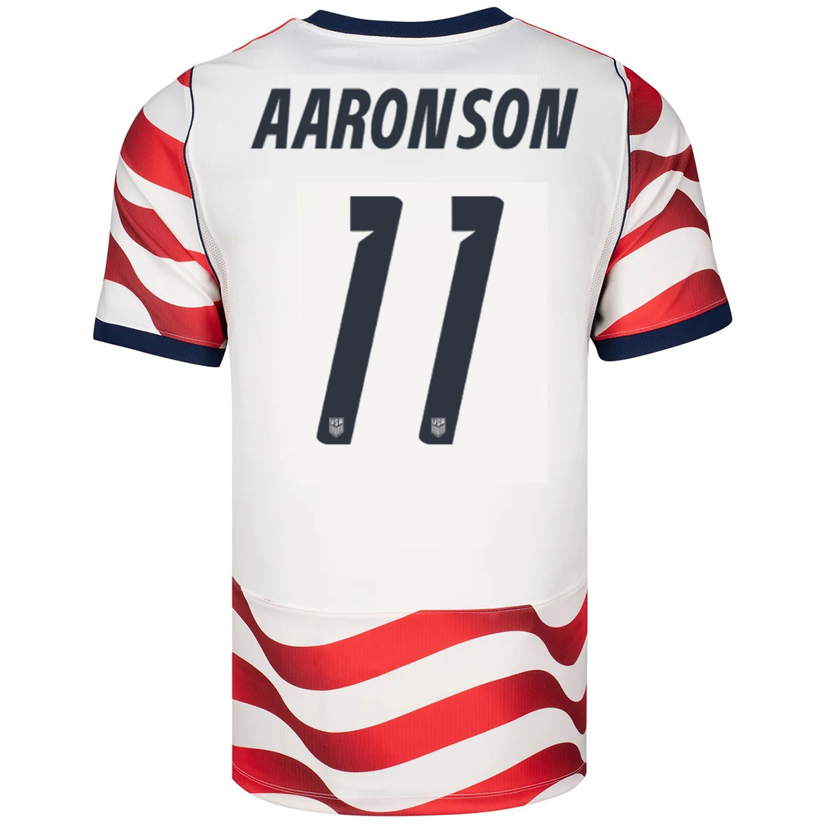 Aaronson #11 USMNT Home Jersey World Cup 2026 — USA Fan Version Player Jersey 2026