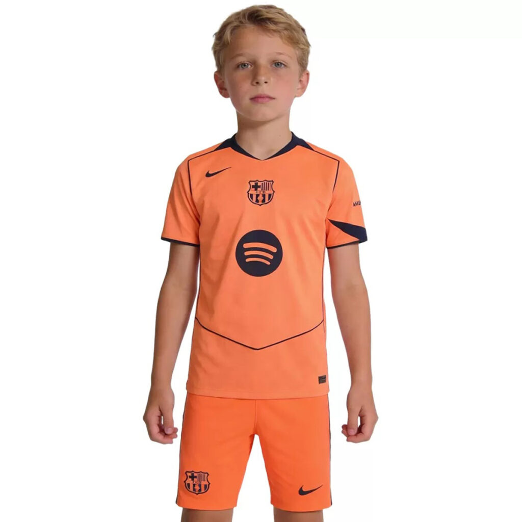 Kids Barcelona Third Jersey Kit 2025/26 - Cancha Kits