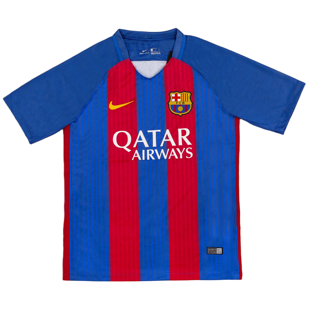 Retro Barcelona Home Jersey 2016/17 — Barcelona Retro Short Sleeve Jerseys 2016/17