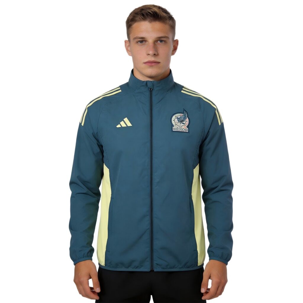 Mexico Windbreaker Jacket Green 2026 - Cancha Kits
