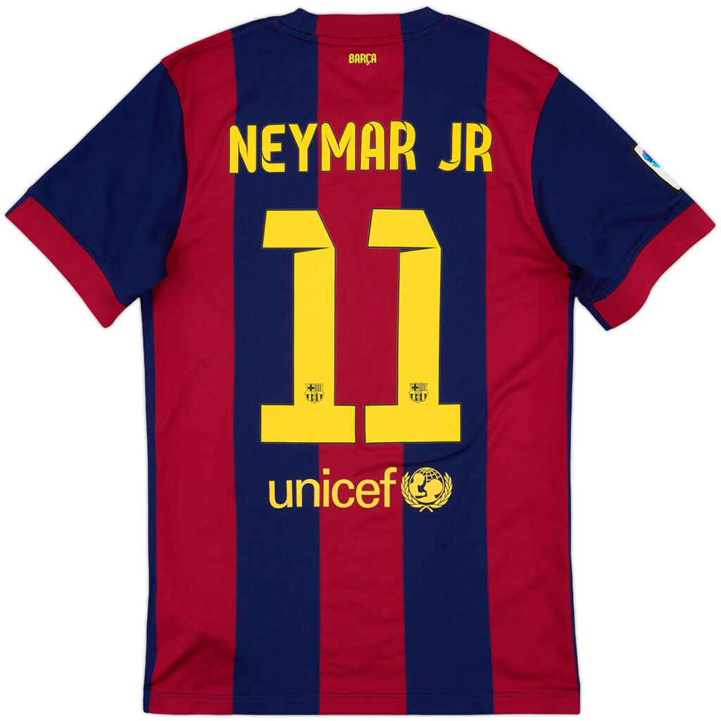 Neymar Jr #11 Retro Barcelona Home Jersey 2014/15 - Cancha Kits