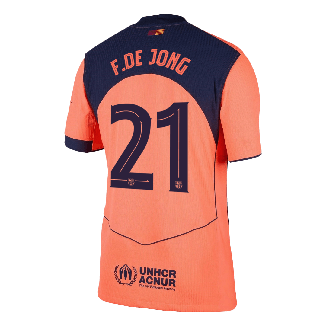 F.DE JONG #21 Barcelona Third Match Jersey Player Version 2025/26 - UCL — Barcelona Player Version Player Jersey 2025/26