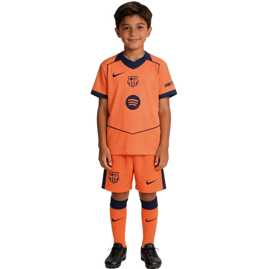 Kids Barcelona Third Jersey Full Kit 2025/26 - Cancha Kits