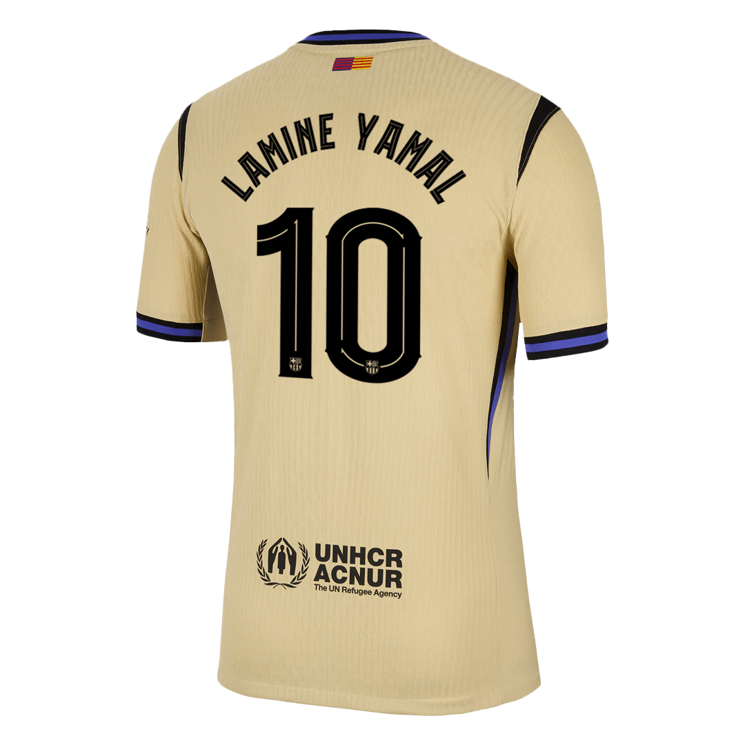 LAMINE YAMAL #10 Barcelona Away Match Jersey Player Version 2025/26 - UCL — Barcelona Player Version Player Jersey 2025/26