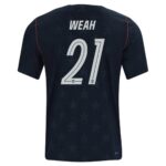 Weah #21 USMNT Away Jersey World Cup 2026