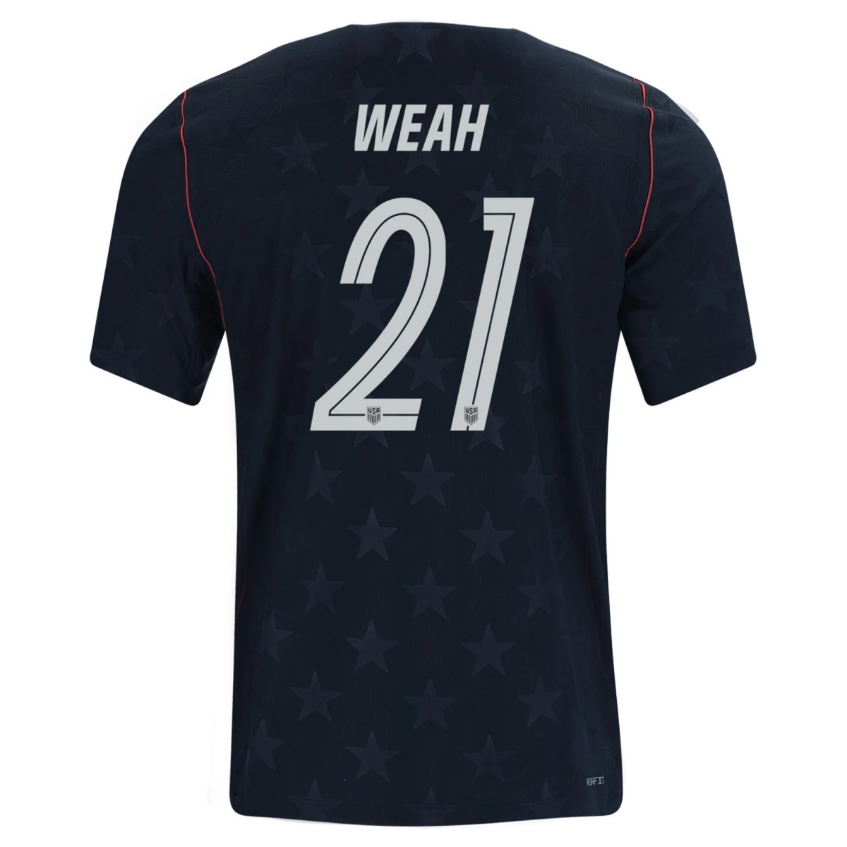 Weah #21 USMNT Away Jersey World Cup 2026 — USA Fan Version Player Jersey 2026