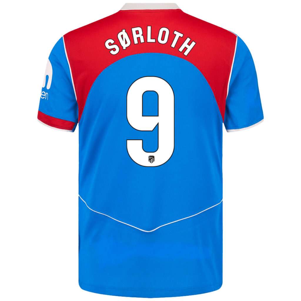 SØRLOTH #9 Atletico Madrid Third Jersey 2025/26 - Cancha Kits