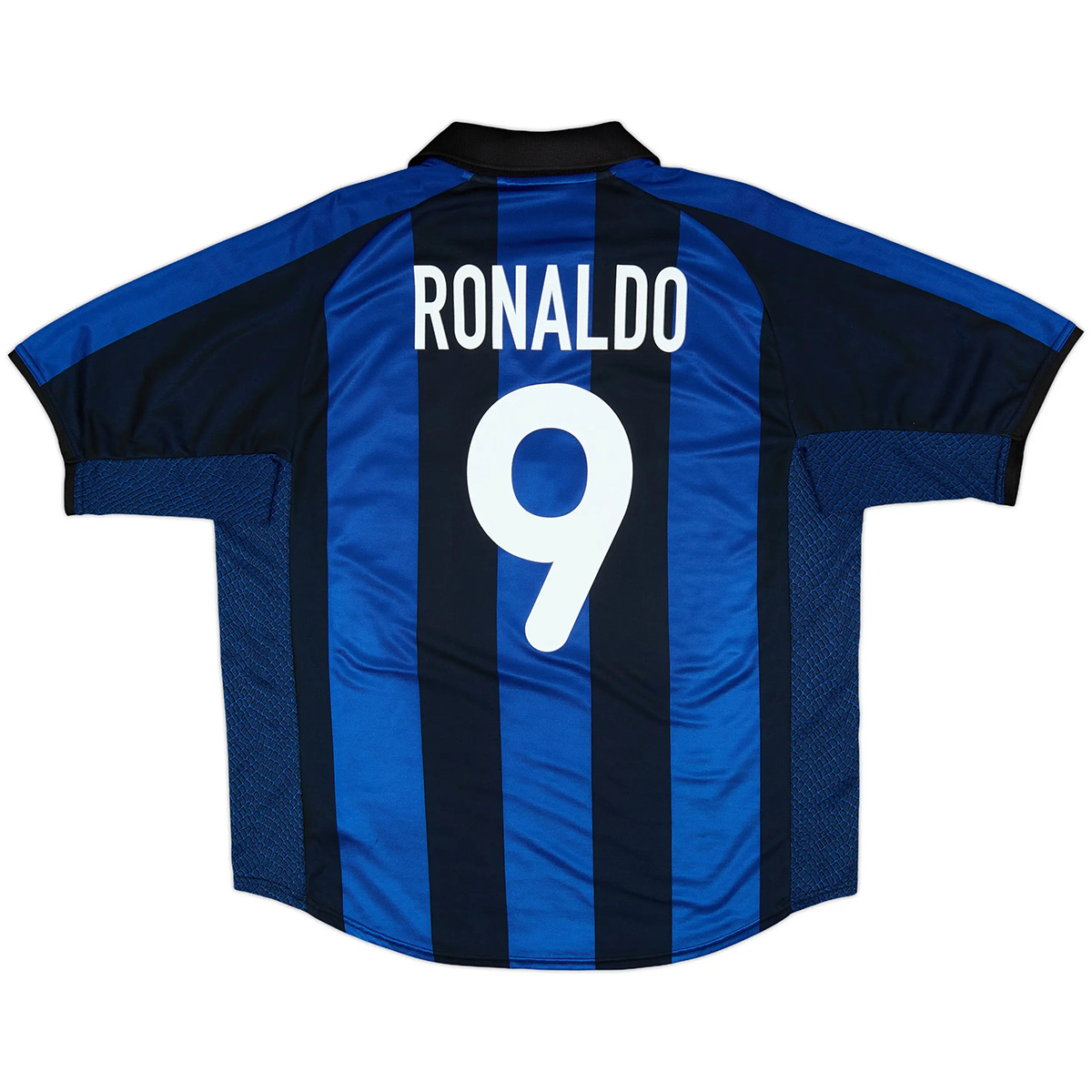 Ronaldo #9 Retro Inter Milan Home Jersey 2001/02 — Inter Milan Retro Player Jerseys 2001/02