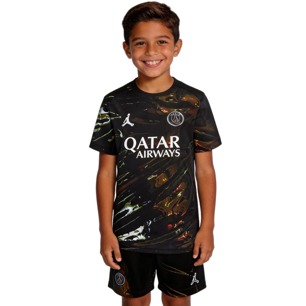 Kids PSG Fifth Night Edition Jersey Kit 2025/26 - Cancha Kits