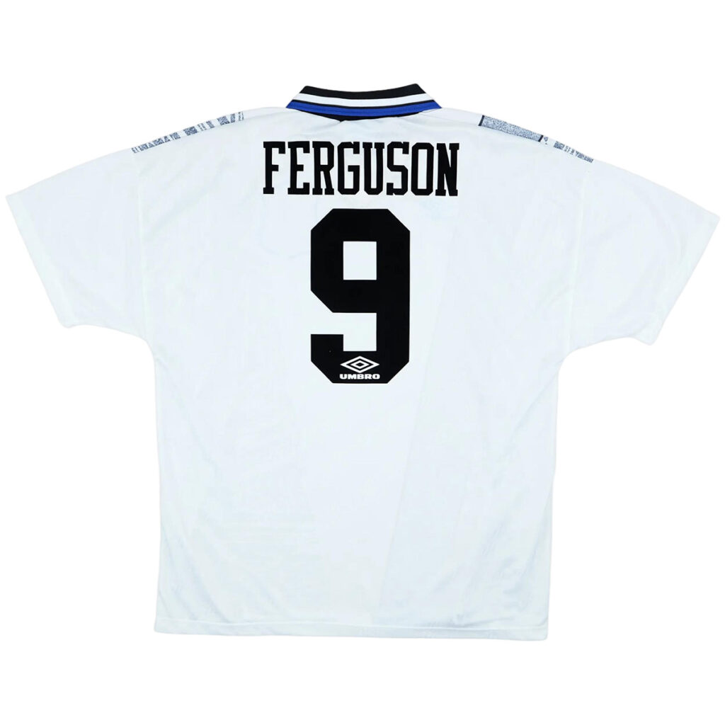 Ferguson #9 Retro Everton Away Jersey 1994/95 - Cancha Kits