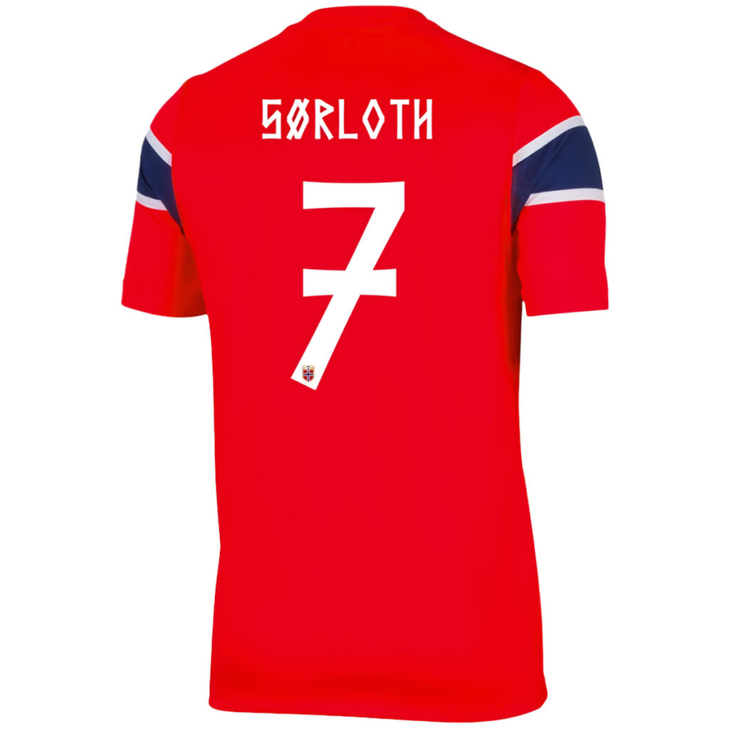 SØRLOTH #7 Norway Home Jersey World Cup 2026 - Cancha Kits