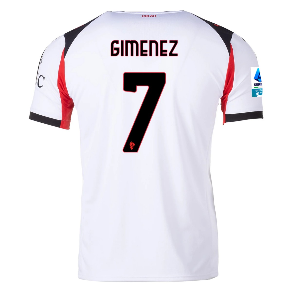 Gimenez #7 AC Milan Away Jersey 2025/26 — AC Milan Fan Version Player Jersey 2025/26